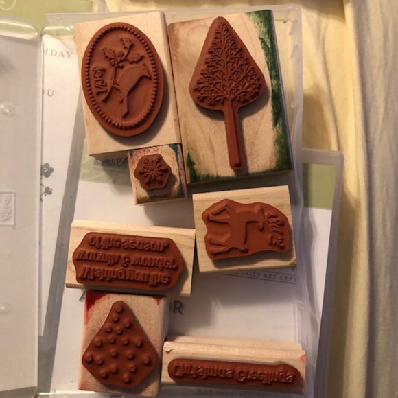 Lot of 6 Retired Stampin' Up Kits - Wood Block - Picture 10 of 13